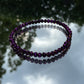 Purple glass Beads Bracelet