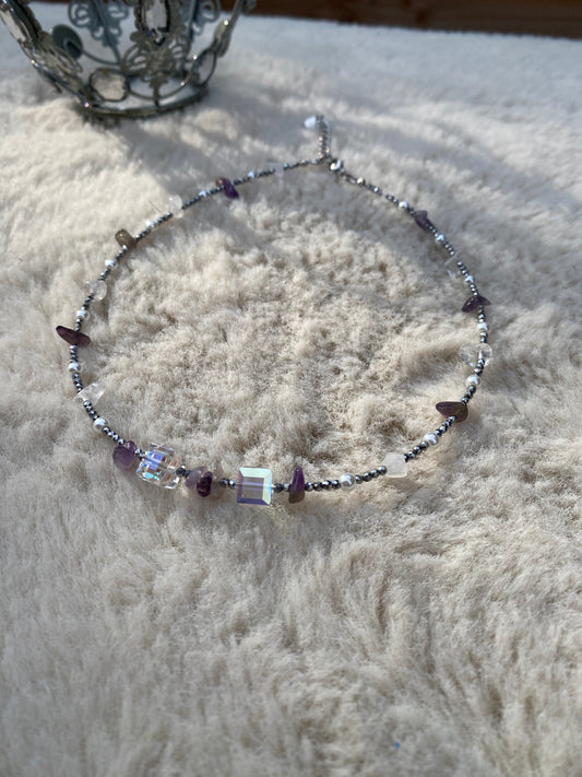 Clear crystal Necklace