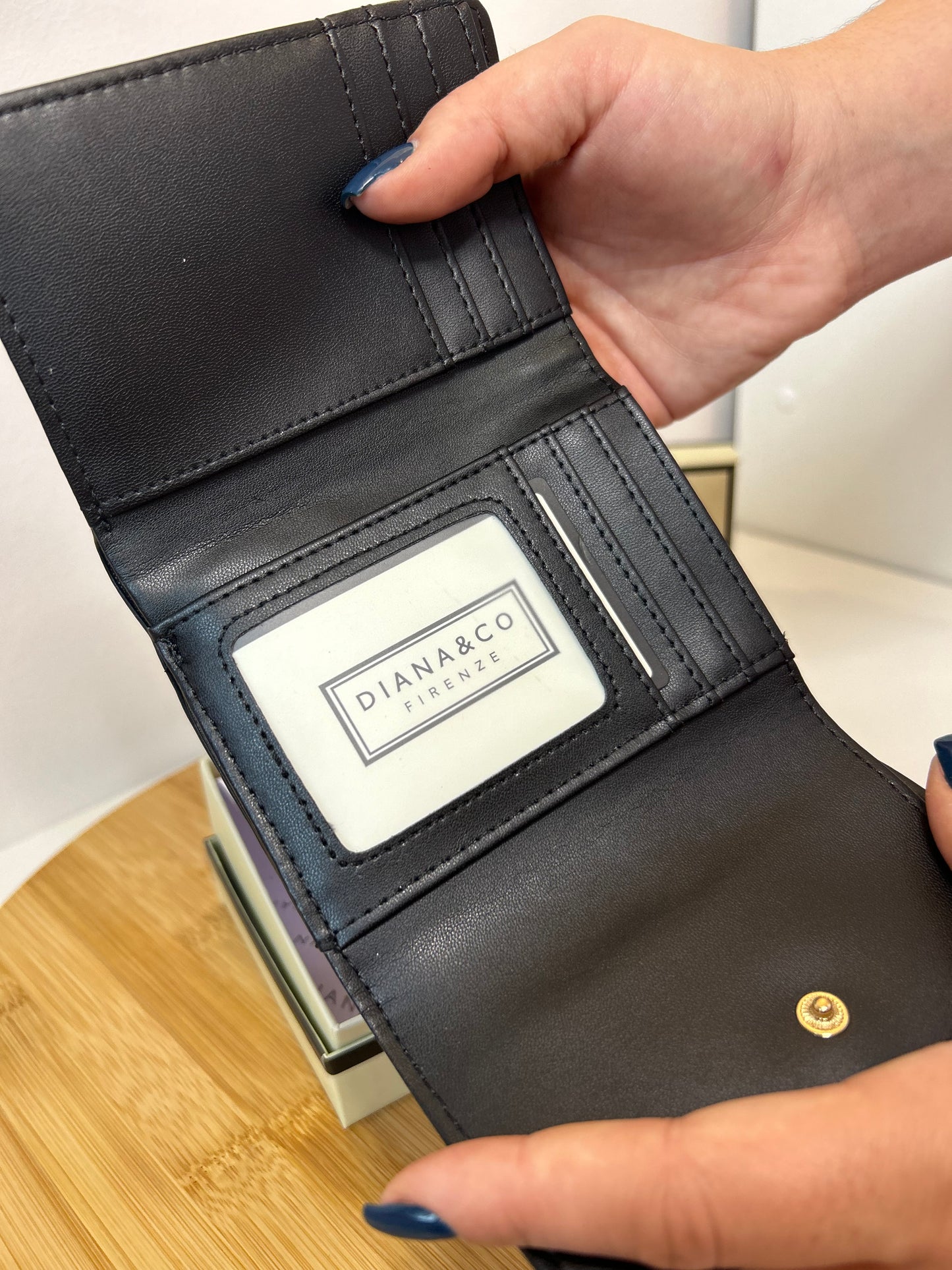 Suede Flap Wallet (mini)