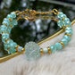 Light Blue Bracelet, Heart