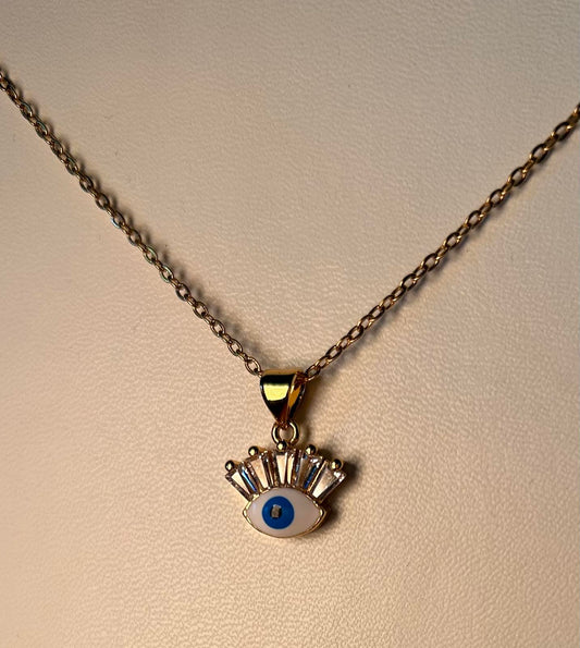 Necklace "I´ve seen it all", Evil Eye